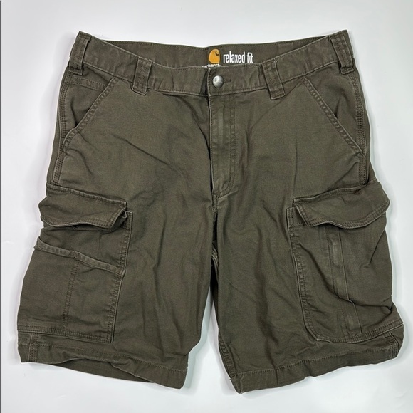 Carhartt Other - Carhartt 103542 217 Relaxed Fit Green Shorts Size 34